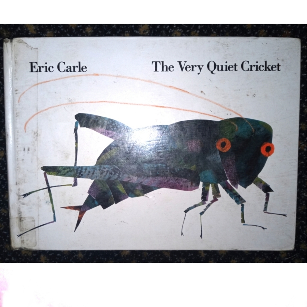 ERIC CARLE SIGNED BOOK THE VERY QUIET CRICKET